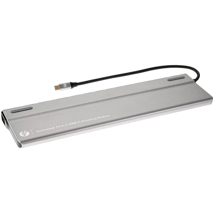 VCOM CU4703 Адаптер TypeC -->3*USB3.0+2*USB2.0+VGA+RJ45+SD+TF+AUD+HDMI+DP+2*USB3.1 Data+PD[4895182217294]