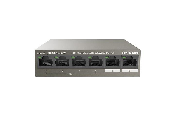 Коммутатор 6GEPORT 4POE G2206P-4-63W IP-COM
