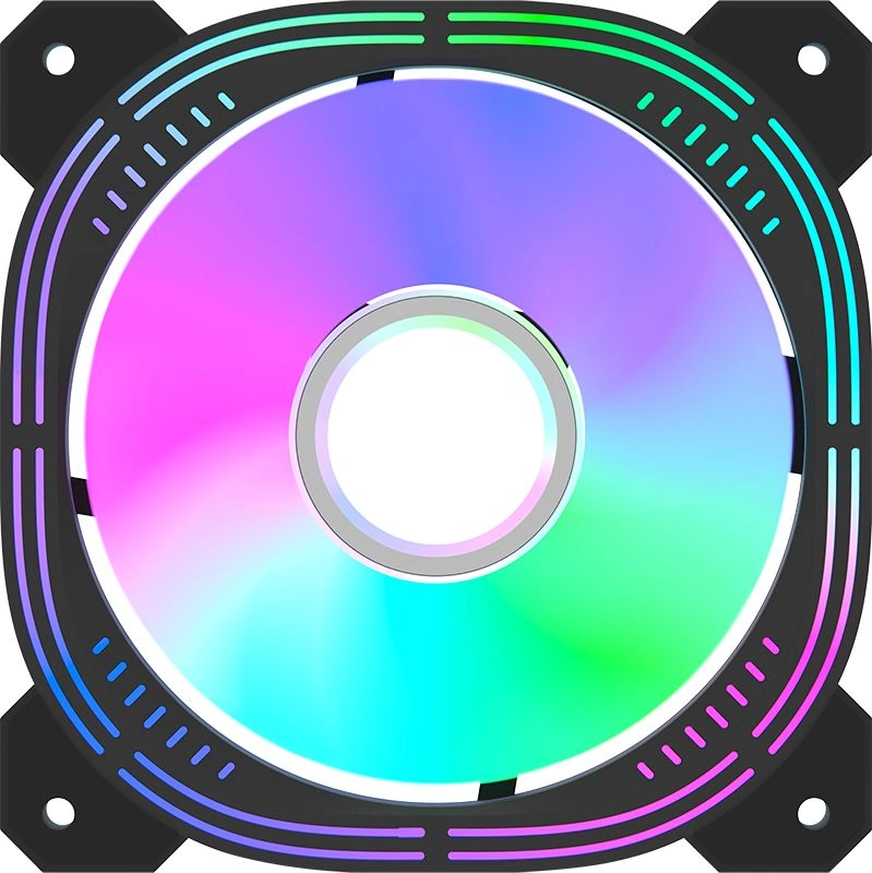 Вентилятор для корпуса Formula Nulight 12BK RGB 120х120x25 черный 3-pin 4-pin (Molex) 19.06дБ (NULIGHT 12BK FR) Ret