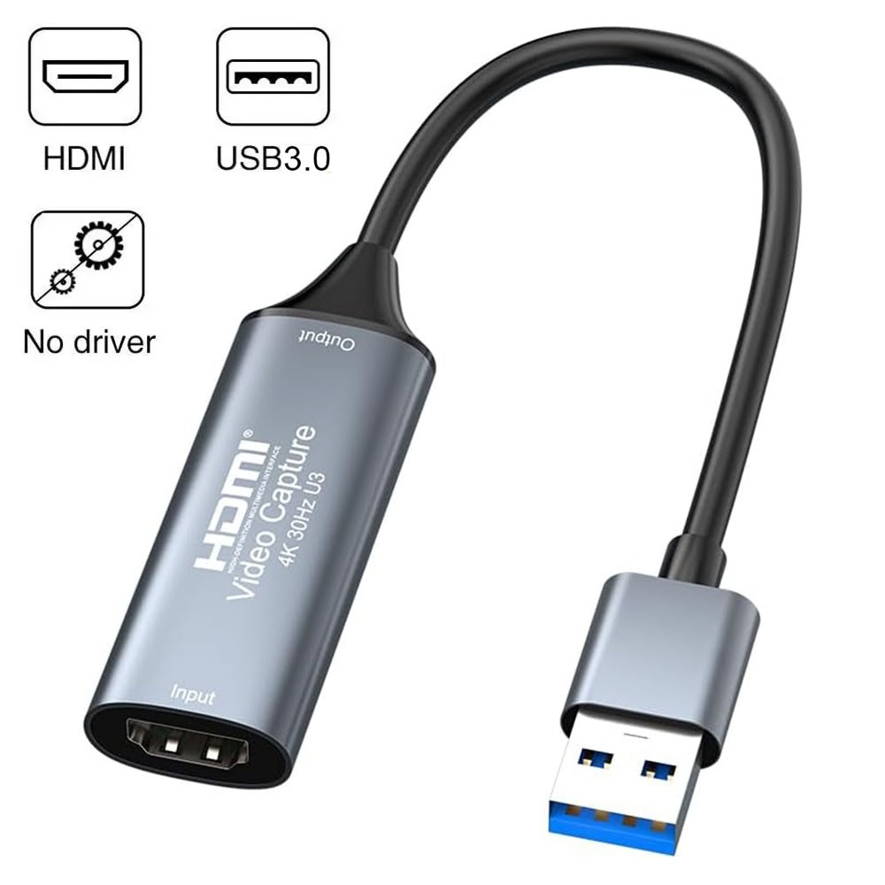 ORIENT C710HVC, Кабель-адаптер HDMI -> USB3.0, устройство видеозахвата со звуком 1920x1080@60Hz, поддержка Windows/MacOS/Android, (33274)