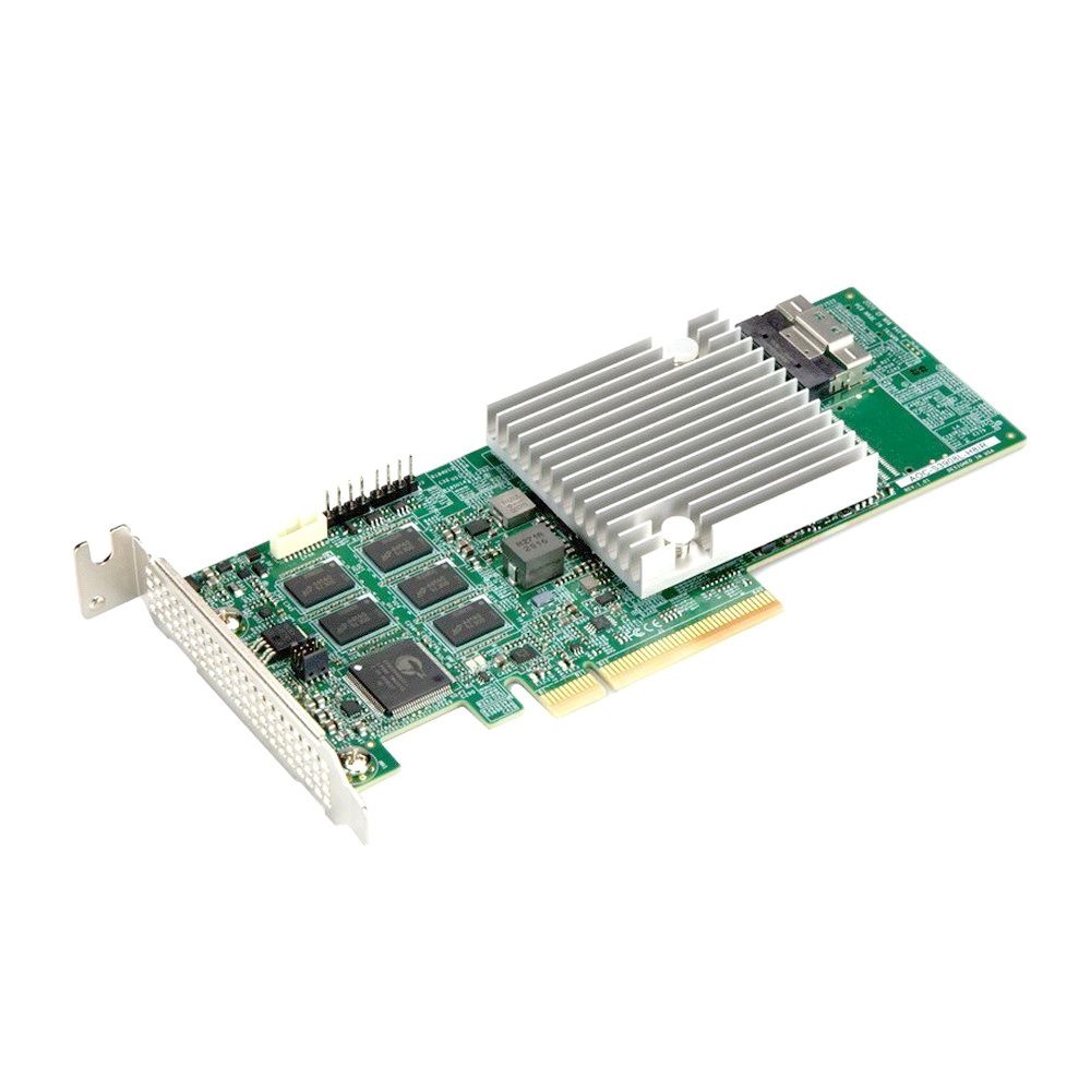 Контроллер Supermicro AOC-S3908L-H8IR-16DD-O 8-port/12Gb/s/16 SATA/SAS drives/RAID (0/1/5/6/10/50/60)/8GB DDR4 on-card cache/SlimSASx8 (AOC-S3908L-H8IR-16DD-O)