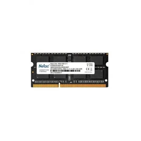 Память оперативная DDR3L Netac PC12800 4Gb 1600Mhz (NTBSD3N16SP-04) в Санкт-Петербурге