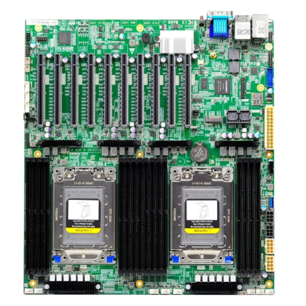 MB Gooxi G2DERO-B-PK2, 2xSP3 AMD EPYC 7001/7002/7003, 16xDDR4 ECC REG, 2xSFF8643, 6* PCI-E 4.0 x8, 4* PCI-E 4.0 x16, M.2 PCIe x4 2280, 2x1GbE LAN i350, IPMI, VGA, COM, 2*USB 3.0, E-ATX