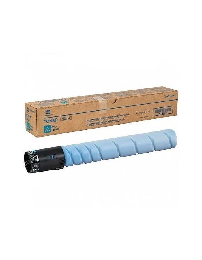 Тонер Konica-Minolta bizhub C224/284/364 синий TN-321C (o) в Санкт-Петербурге