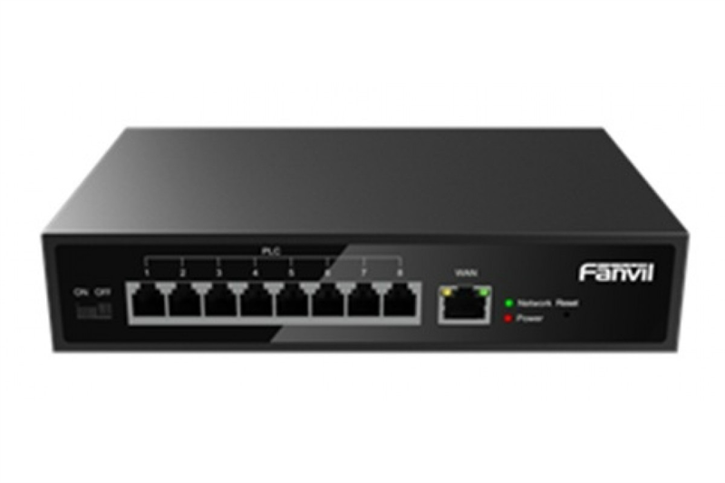 Коммутаторы Fanvil 2 Wire POE Switch- 8 ports