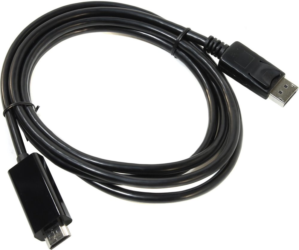 Кабель-переходник VCOM Telecom DisplayPort M — HDMI M 1.8м (TA494)