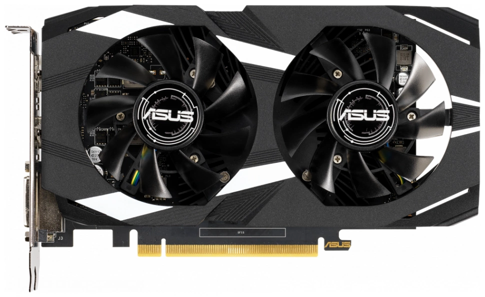 Видеокарта Asus DUAL-GTX1650-O4GD6-P-EVO (90YV0EZD-M0NA00)