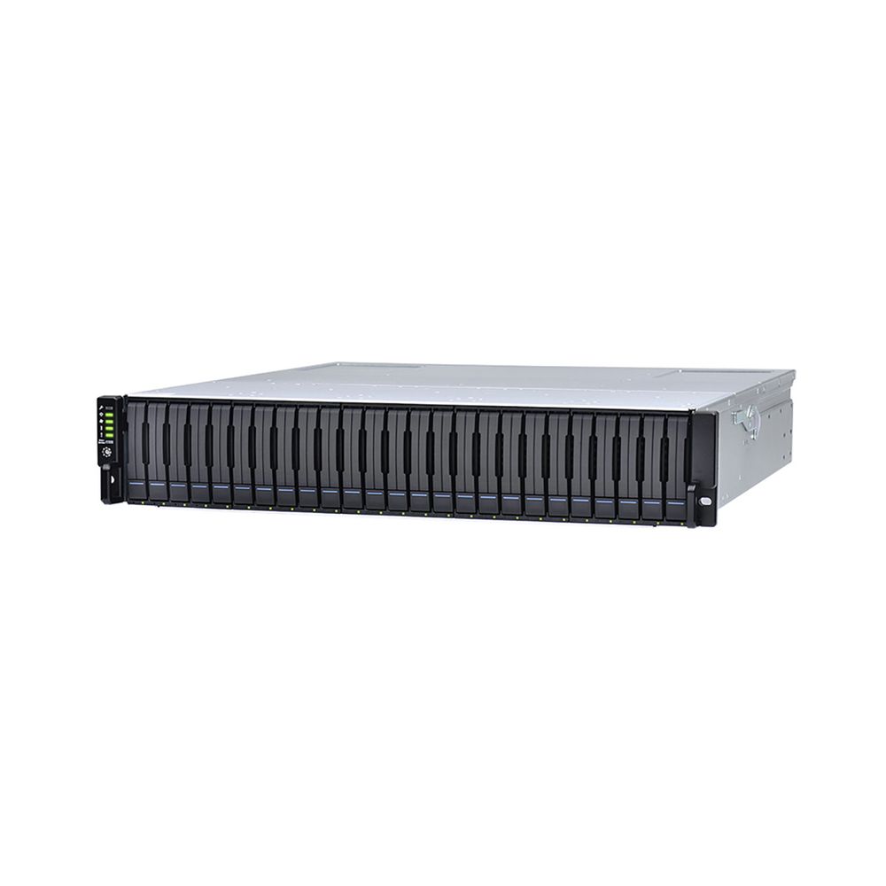 EonStor JB3025RBA0-8U32 Expansion Enclosure JB3025B (2U, Dual Redundant Controller, 25x2.5 trays, 8x SAS ports 12Gbps, 2xFAN module, 2x460W, 2x cables 50cm SFF8644 to SFF8644, Rackmount kit)