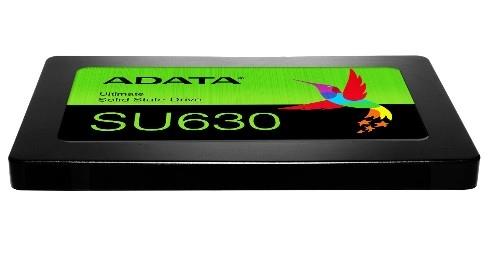 SSD ADATA SU630 240Гб Наличие SATA 3.0 3D NAND Скорость записи 450 Мб/сек. Скорость чтения 520 Мб/сек. 2,5" TBW 50 Тб ASU630SS-240GQ-R