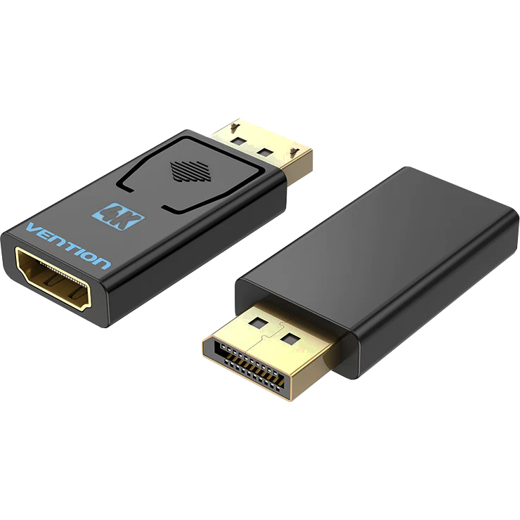 Адаптер-переходник Vention DisplayPort 20M > HDMI F 4K Адаптер-переходник Vention DisplayPort 20M/HDMI F (HBMB0)