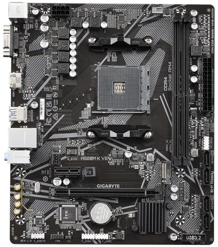 Материнская плата Gigabyte A520M K V2