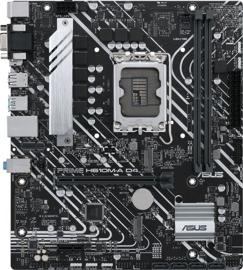 Материнская плата Asus PRIME H610M-A D4 LGA1700 (90MB19P0-M0EAY0)