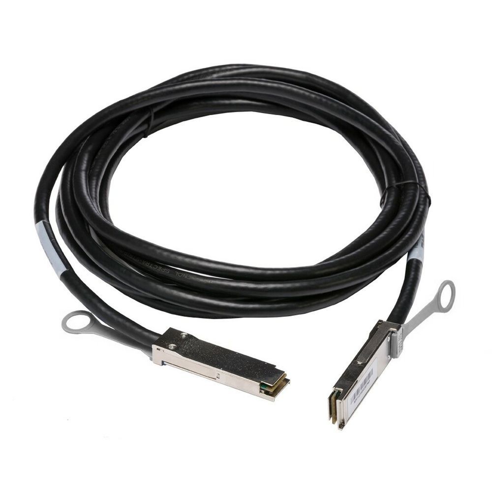 Кабель FiberTrade Кабель прямого подключения 100G, QSFP28, 30AWG, Passive, DAC, 1м (FT-QSFP28-CabP-AWG30-1)