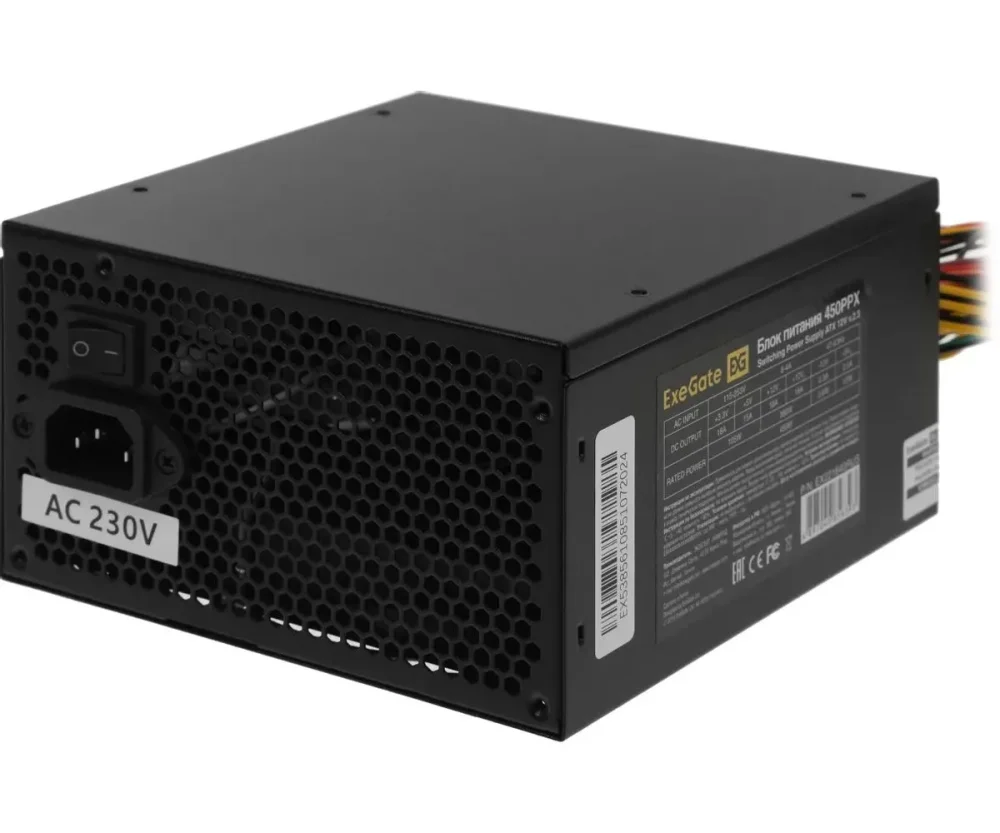 Блок питания ExeGate 450W (EX221640RUS) в Санкт-Петербурге
