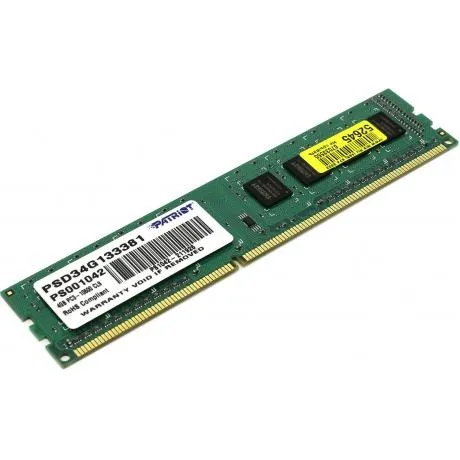 Память оперативная DDR3 Patriot 4Gb 1333MHz (PSD34G133381) в Санкт-Петербурге