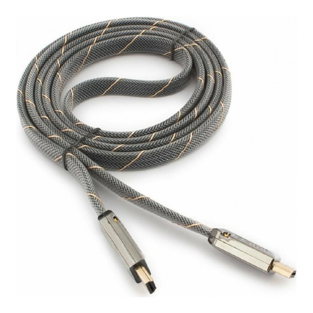 Кабель HDMI Cablexpert, серия Platinum, 1,8 м, v2.0, M/M, плоский, позол.разъемы, металлический корпус, нейлоновая оплетка, блистер (CC-P-HDMI04-1.8M)