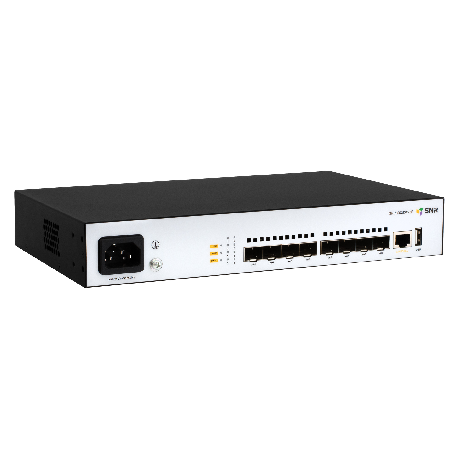 Управляемый коммутатор уровня 2+ SNR-S5210X-8F-DC