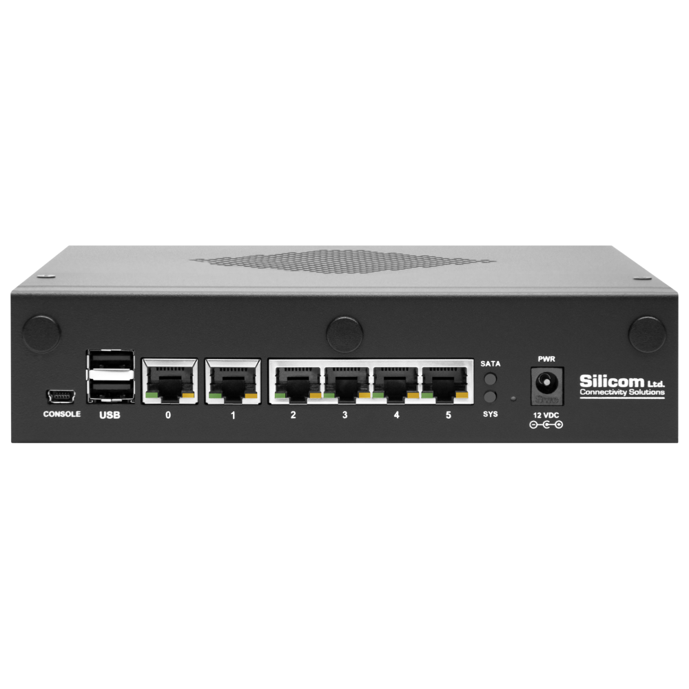 Мини-cервер Silicom, Intel Atom C2000-series, 4 cores, 8 GB, 64GB eMMC