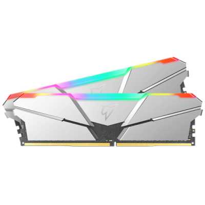Оперативная память Netac Shadow RGB Silver NTSRD4P36DP-16S