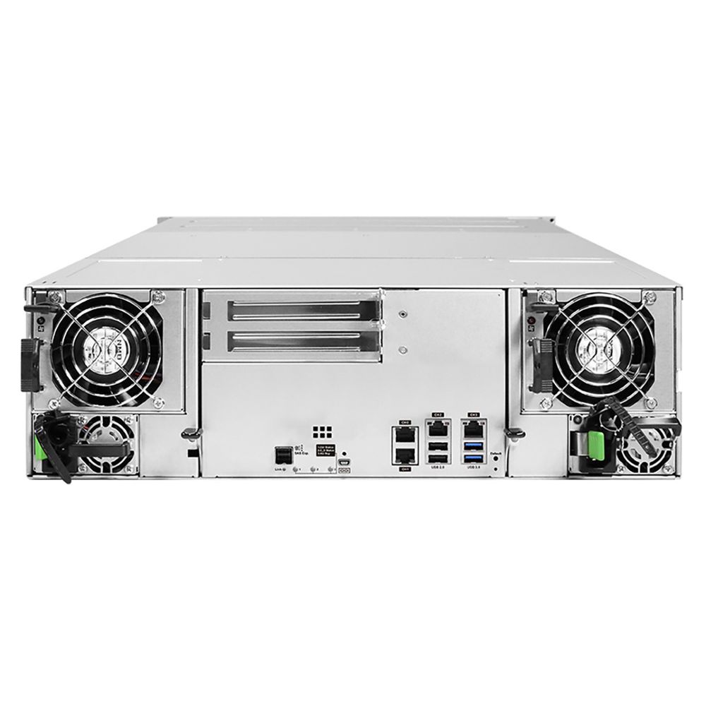Сетевой накопитель Infortrend GSi 5016GU-F 3U/16bay, single controller system including 1xIntel Xeon E-2278GE CPU, 2x8GB memory, 1x12Gb/s SAS EXP ports, 4x1GbE LAN ports, 2xGraphic card slots, 2x(PSU+FAN Module), 16xHDD trays and 1xRackmount kit