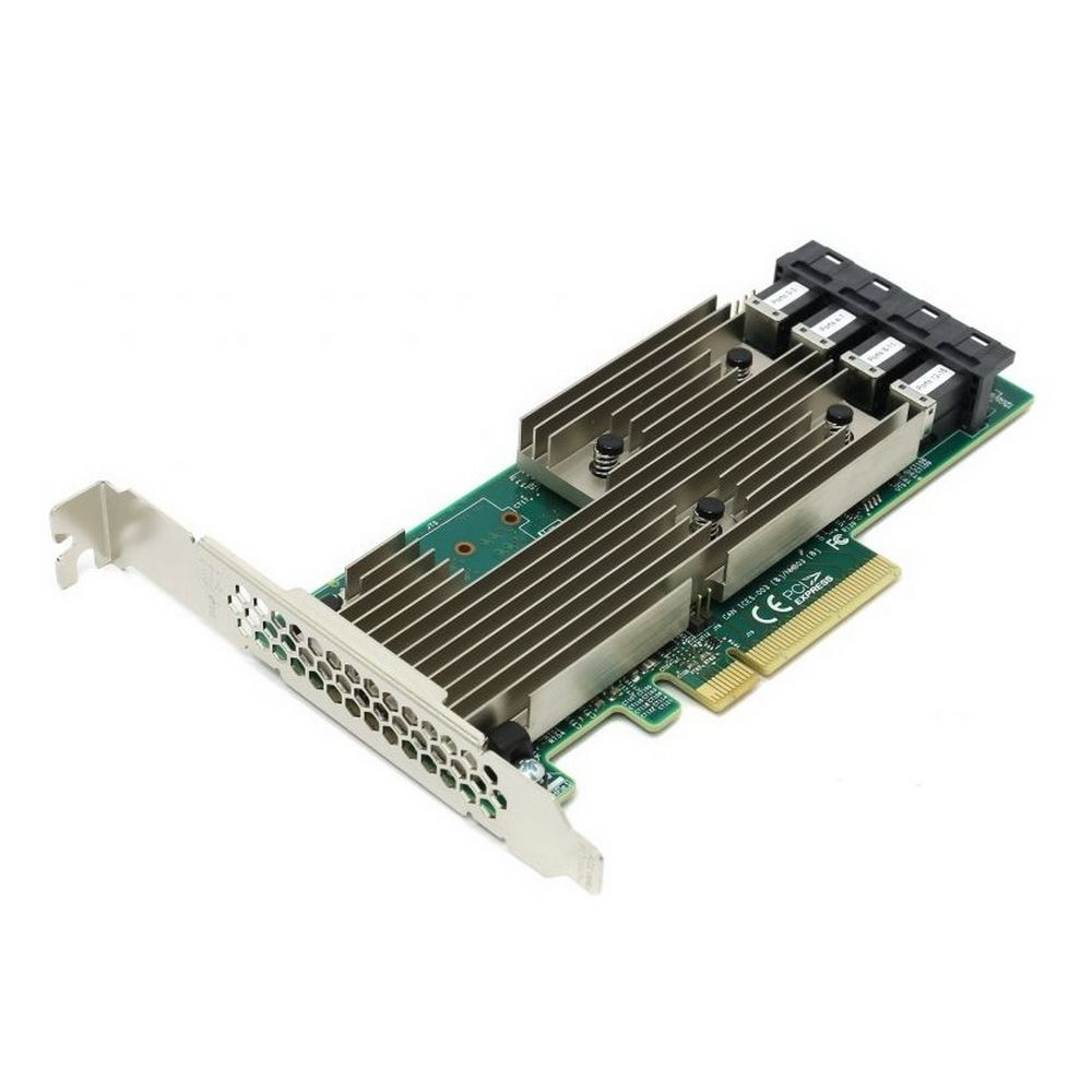 HBA-адаптер Broadcom 9305-16i SGL (05-25703-00 / 03-25703-02004) PCIe 3.0 x8 LP, SAS/SATA 12G HBA, 16port(4*int SFF8643), 3224 IOC, (007226)