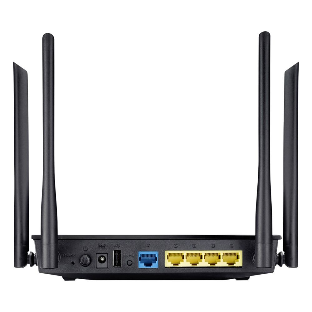 Маршрутизатор ASUS RT-AC1200 WiFi 5 4x100Mb 867+300Mbps 5GHz/2.4GHz Dual-band 802.11ac Router 867Mbps(5GHz)+300Mbps(2.4GHz) EU/13/P_EU RTL {10}