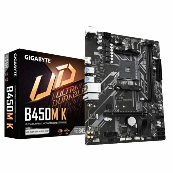 Материнская плата Gigabyte B450M K (rev.2.0)