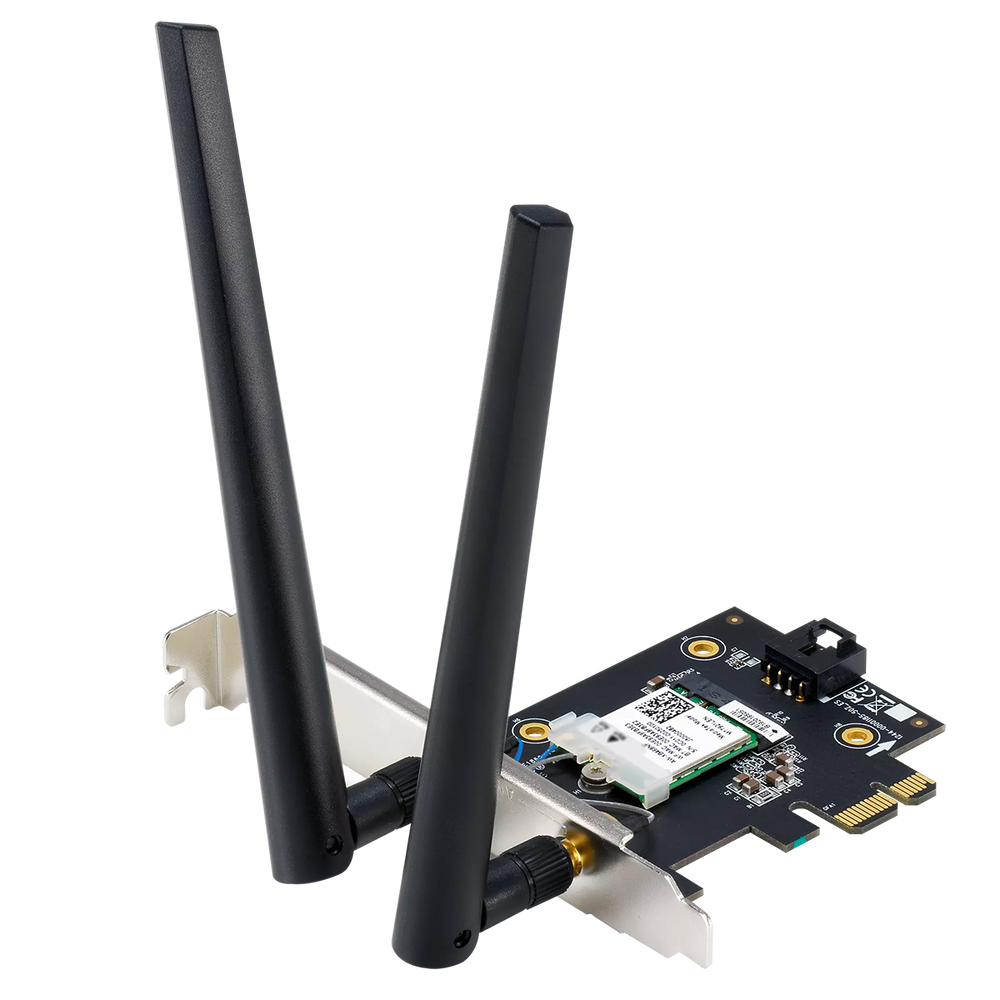 Сетевой адаптер ASUS PCE-BE6500 WiFi 7 Bluetooth 5.4 2882+2882+688Mbps 6GHz/5GHz/2.4GHz
