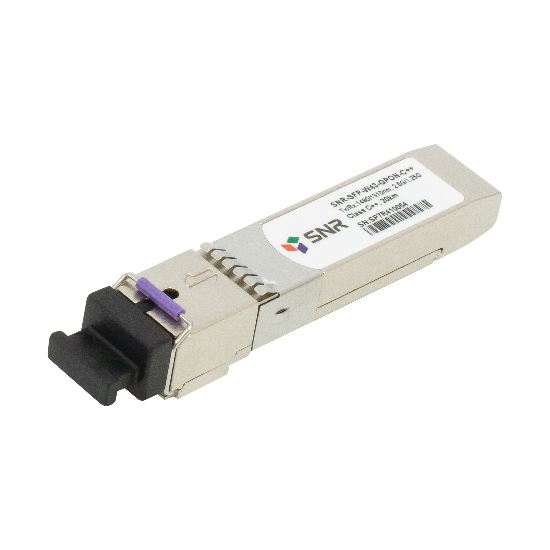 Модуль SFP WDM GPON, дальность до 20км, Tx/Rx: 1490/1310нм (37dB)