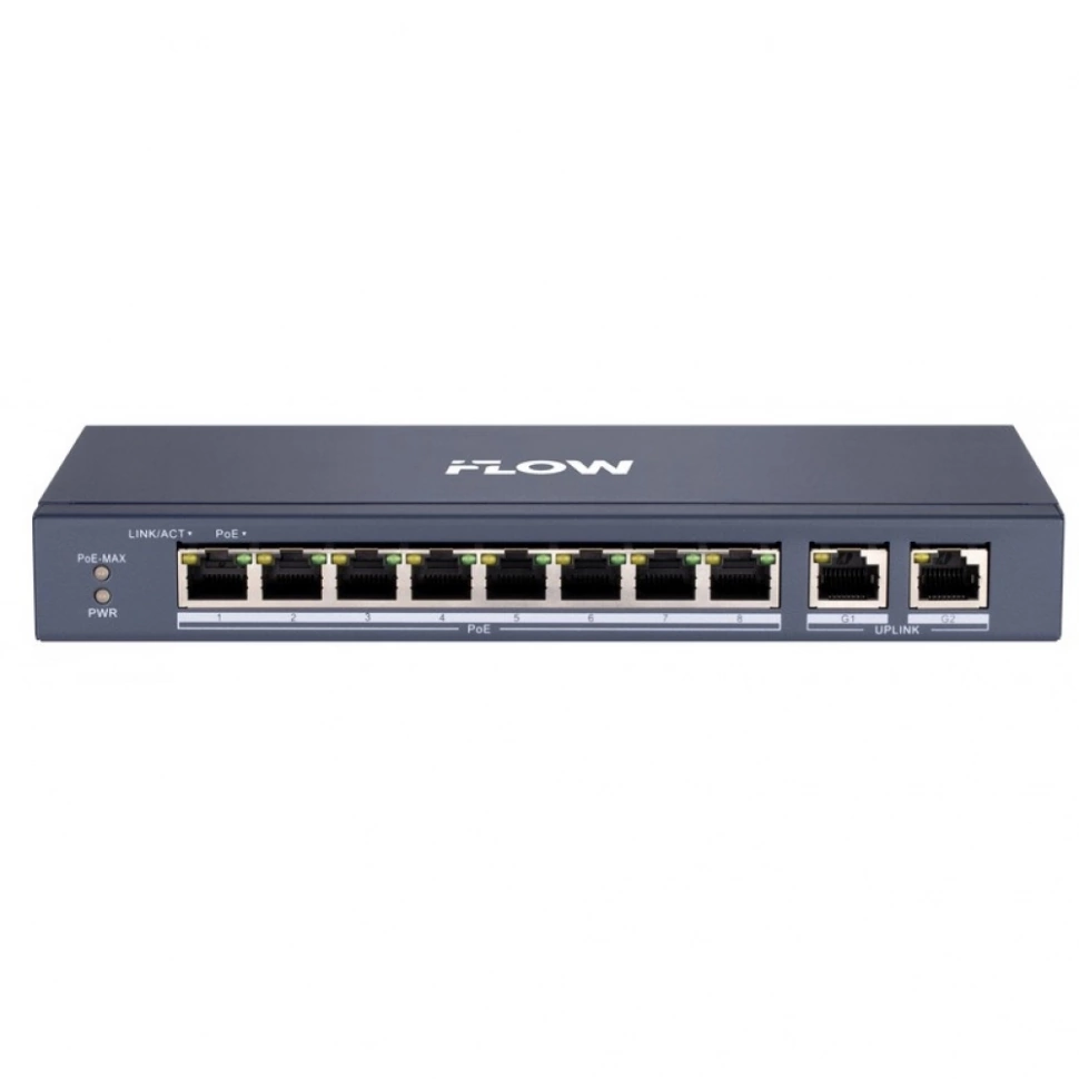 Коммутатор iFlow L2 (F-SW-EM410HPOE-VM)
