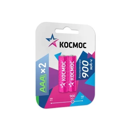 Аккумулятор Космос R03 NI-MH 900 mAh 2шт в Санкт-Петербурге