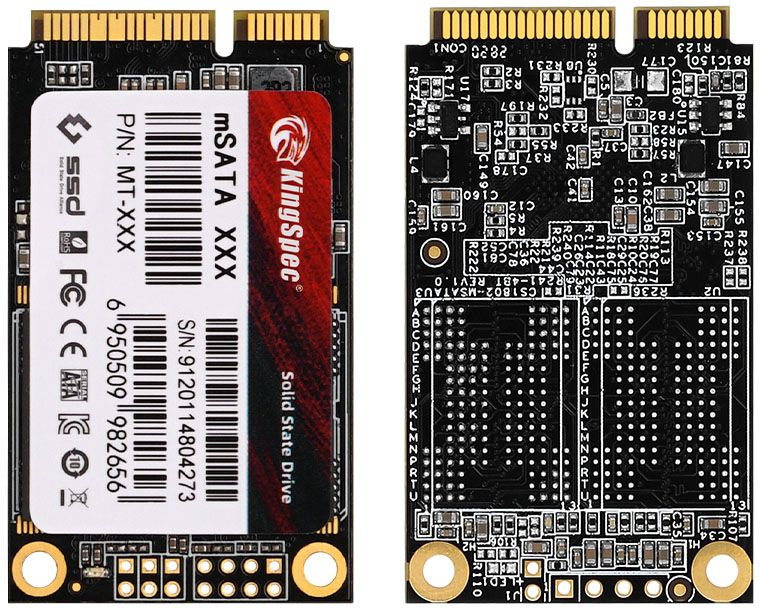 Накопитель SSD Kingspec mSATA 1TB MT-1TB MT Series mSATA