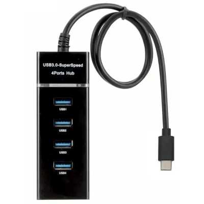 Разветвитель USB Digma DHUB-4USB-C-3.0