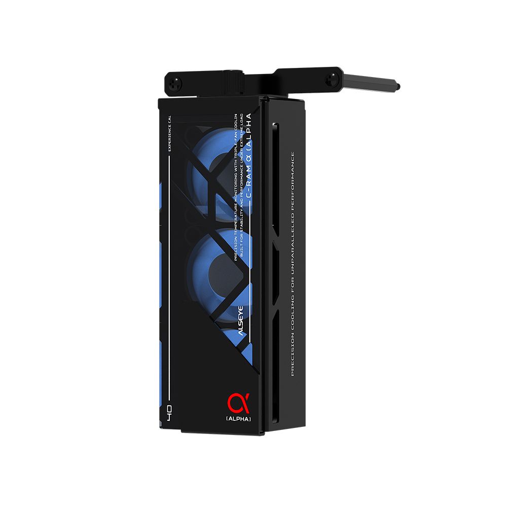 Вентилятор для процессора ALSEYE AS.03.08.0001 (C-RAM-Alpha-B) Product Size: 145.9 * 82 * 38.3mm Number of fans: 3 Size: 40 * 40 * 20mm Material: 1mm SPCC thick sheet metal Surface treatment: Powder coated black on the surface Box: Black Leaf: Milk white