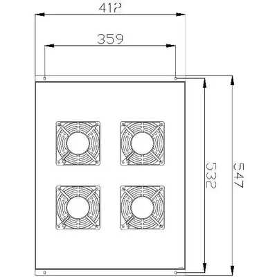 Вентилятор для шкафа NTSS NTSS-FAN4/800