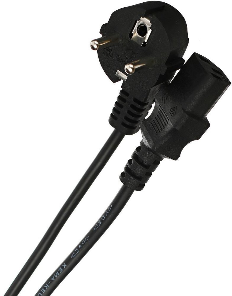 VCOM CE021-CU0.75-1.8M Кабель компьютер-розетка 220V (EURO) <VDE> 3G0,75mm2 VCOM {CE021-CU} 1,8м[6937510870226]