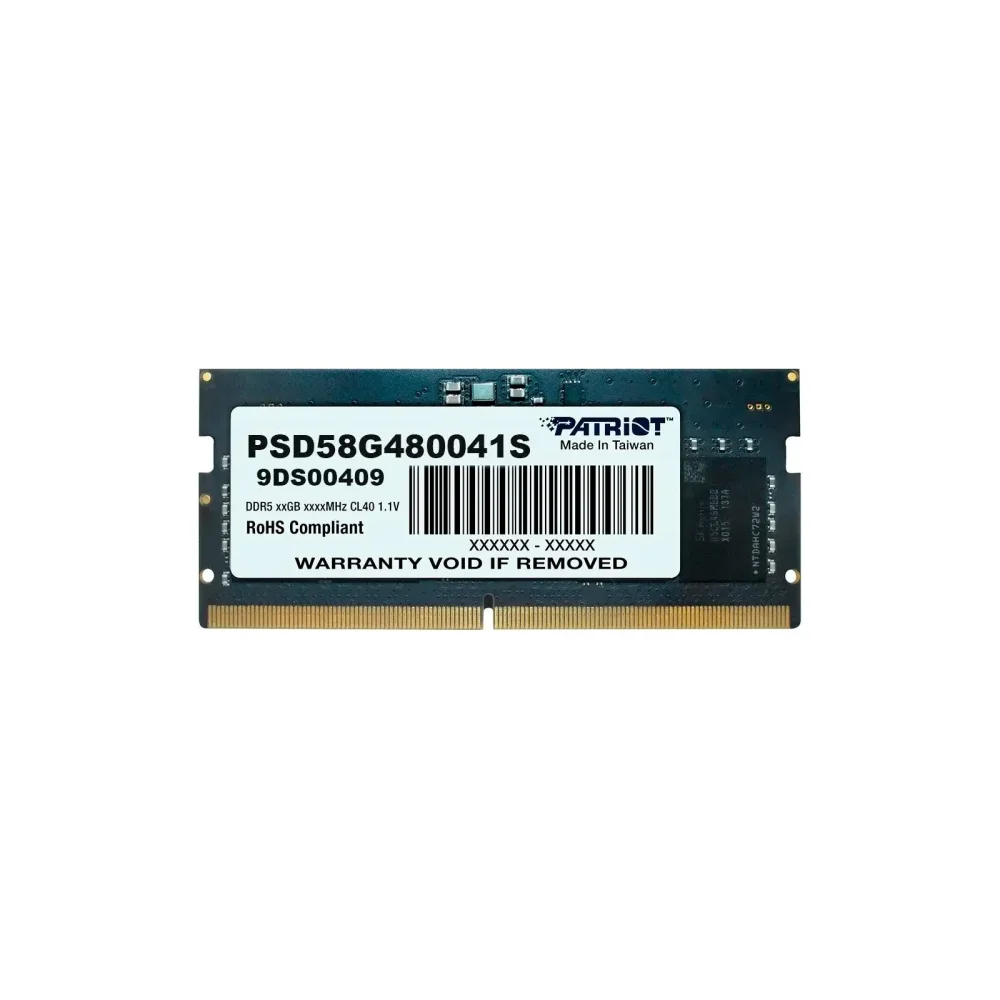 Оперативная память Patriot SODIMM 8GB DDR5-4800 (PSD58G480041S) в Санкт-Петербурге