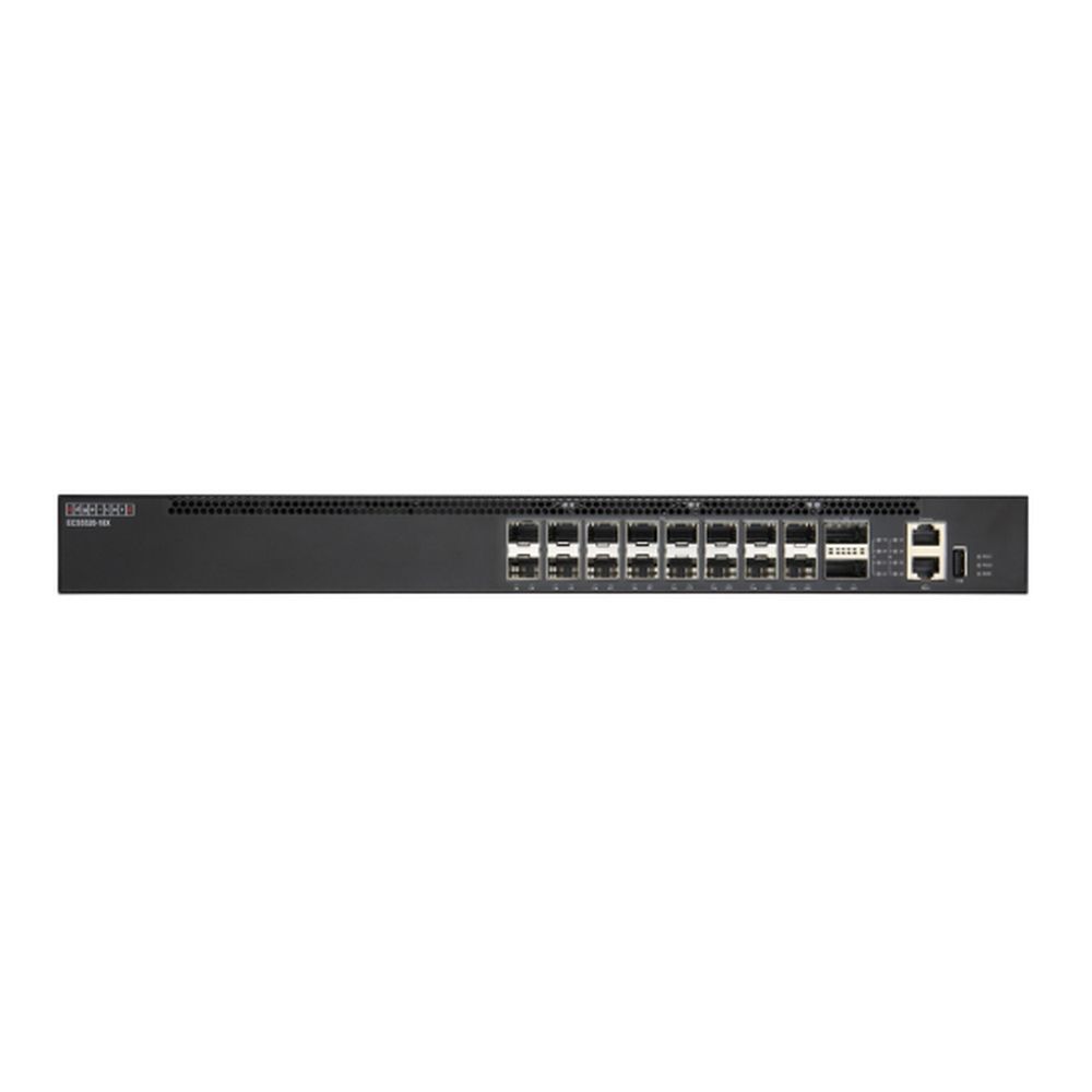 ECS5520-18X Edge-corE 16 x 10G SFP+ + 2 40G QSFP+ ports, 1 AC power supply, 1 optional slot for power redundancy
