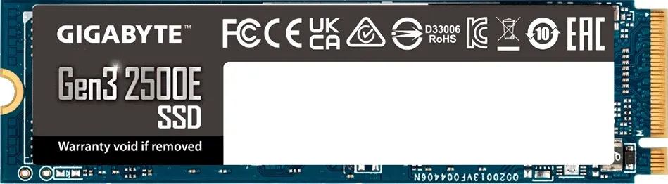 Накопитель SSD Gigabyte 500Gb 2500E M.2 2280 в Санкт-Петербурге