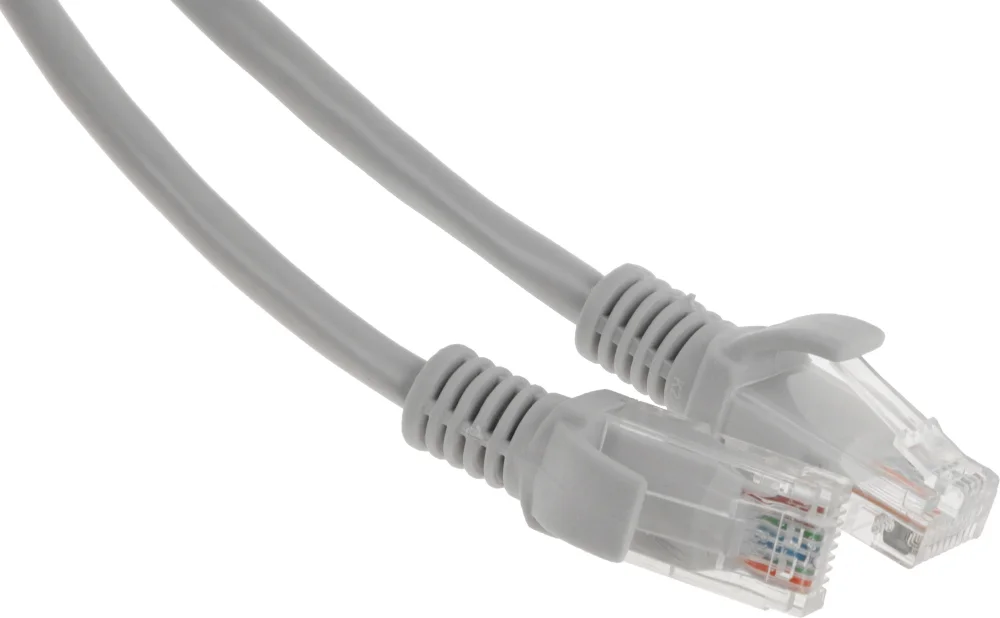 Патч-корд PP12-1.5M 1000G UTP 4 пары cat5E CCA molded 1.5м серый RJ-45 (m)-RJ-45 (m)
