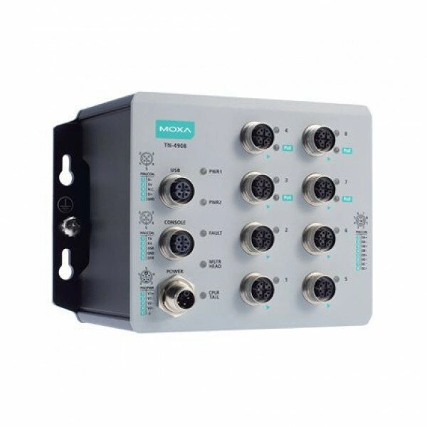 Маршрутизатор MOXA TN-4908-4GPoE-4GTX-WV-CT-T