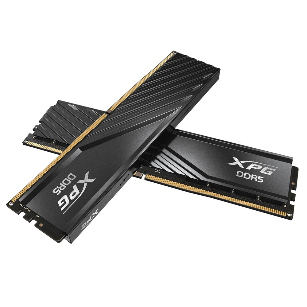 Модуль памяти ADATA XPG Lancer Blade Gaming DDR5 Общий объём памяти 32Гб Module capacity 16Гб Количество 2 6000 МГц Радиатор Множитель частоты шины 30 1.35 В черный AX5U6000C3016G-DTLABBK