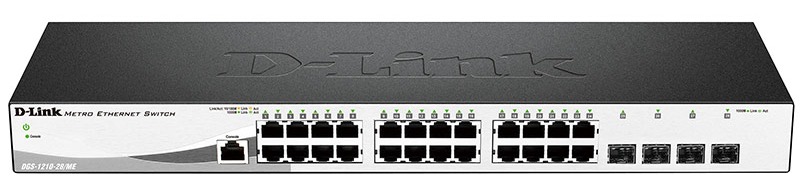 Коммутатор D-Link DGS-1210-28/ME/A2A 24G 4SFP управляемый