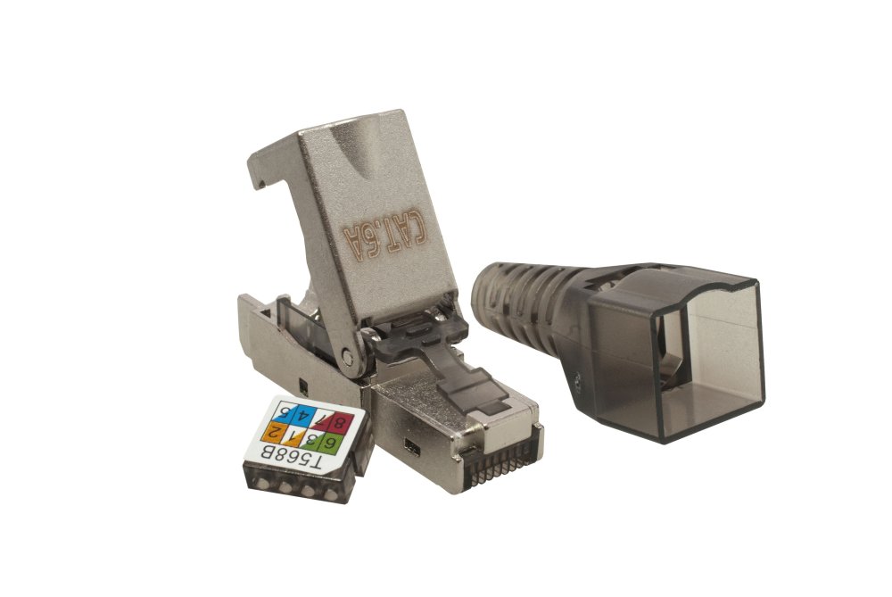 Коннектор SUPRLAN 10-0240 8P8C STP 6A (RJ-45) безынструментальный