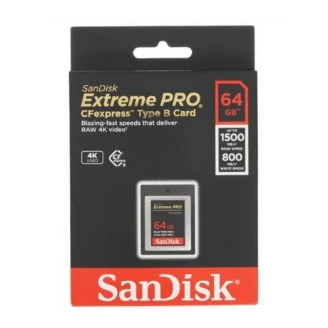 Карта памяти SanDisk Extreme PRO CFexpress Type B 064G в Санкт-Петербурге