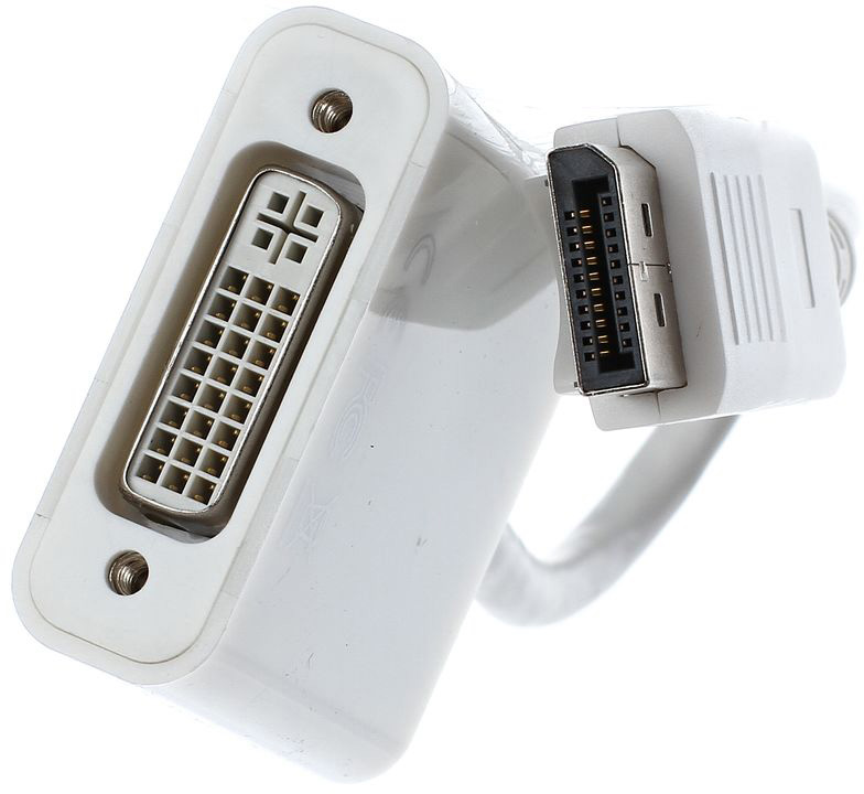 Кабель-переходник DP --> DVI-F 0,2m , Telecom (TA557) VCOM Telecom DP — DVI-F 0,2m (TA557)