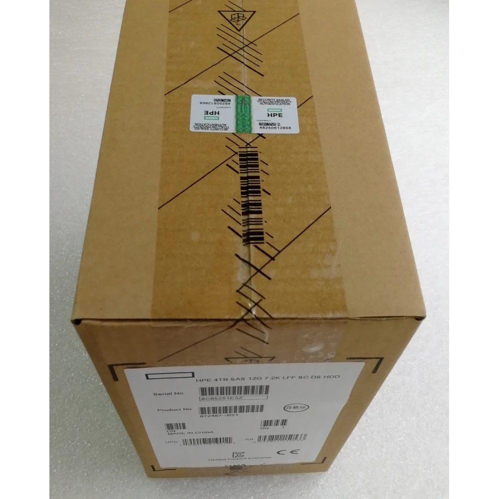 Жесткий диск HP 872487-B21 4 ТБ 12G 7.2K SAS 3.5 серверный HDD 872487-S21 872745-001 879480-001 MB004000JWKGU