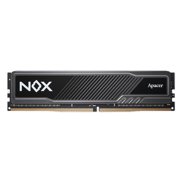 Оперативная память Apacer DDR5 32GB 6400MHz DIMM NOX Black Gaming Memory CL36 1.4V Heat Sink (Retail) 2048*8 3 years (AH5U32G64C652MBAA-1)