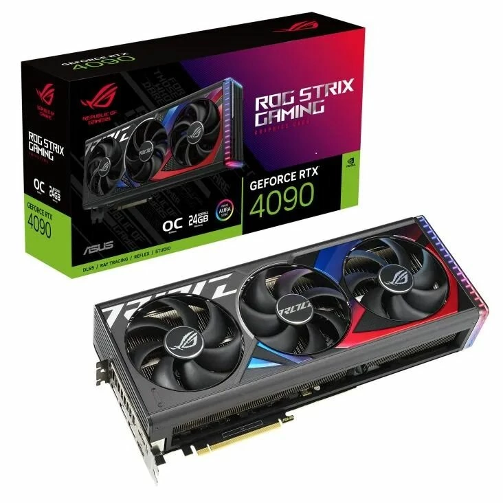 Видеокарта Asus ROG-STRIX-RTX4090-O24G-GAMING (90YV0ID0-M0NA00)