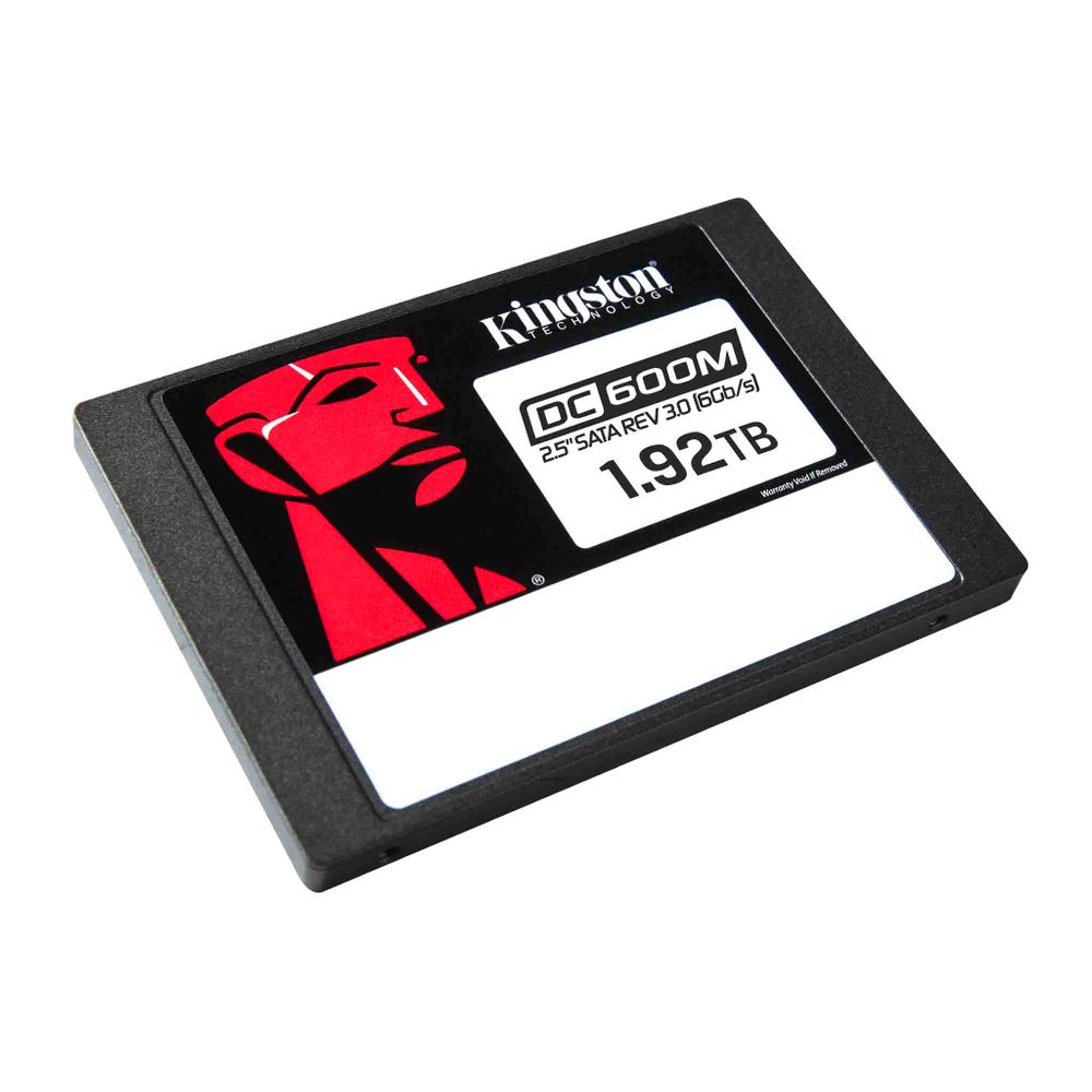 Твердотельный накопитель Kingston Enterprise SSD 1,92TB DC600M 2.5" SATA 3 R560/W530MB/s 3D TLC MTBF 2M 94 000/78 000 IOPS 3504TBW (Mixed-Use) 3 years (SEDC600M/1920G)